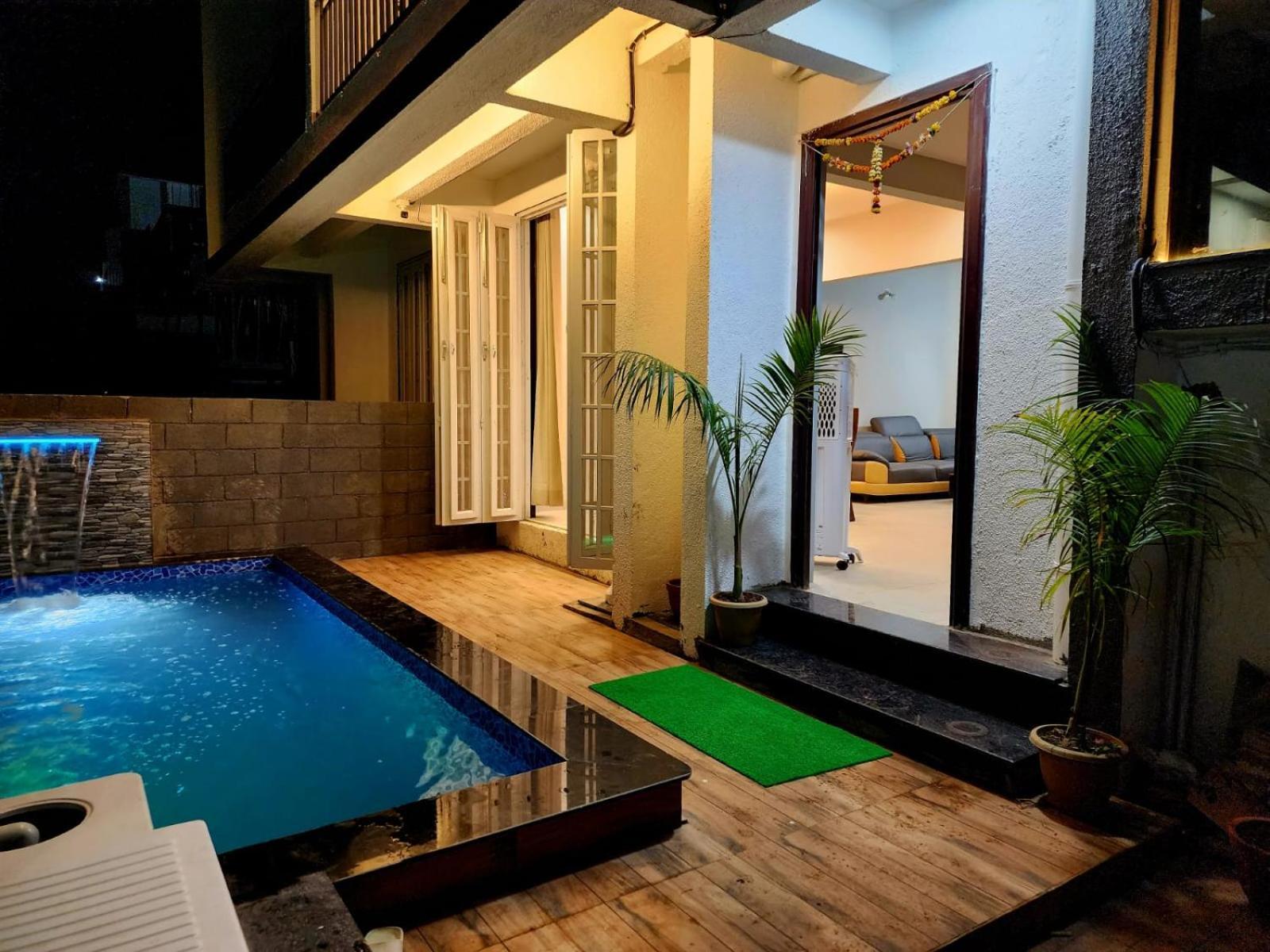 Genz Villa Ll Swimming Pool Ll Ac Ll Bbq Ll 2Bhk Lonavala Buitenkant foto